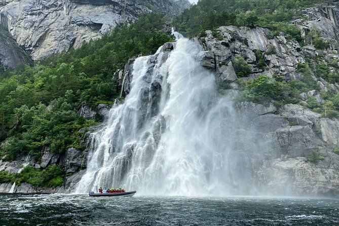 From Stavanger: Lysefjord Sightseeing RIB Boat Tour