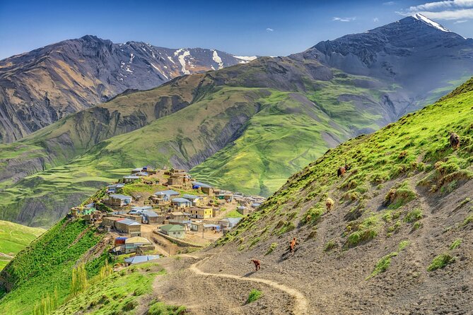 Full Day KHINALUG and the Candy Mountains Tour