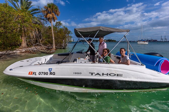 Fun Boat Rental With Captain in Miami Beach - up to 6 People - Inclusions and Amenities