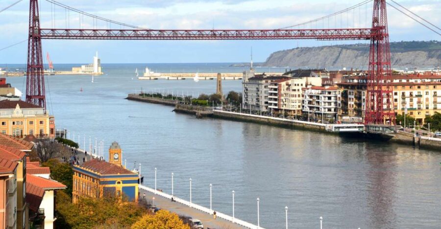 Getxo and Bilbao Bridge From Bilbao