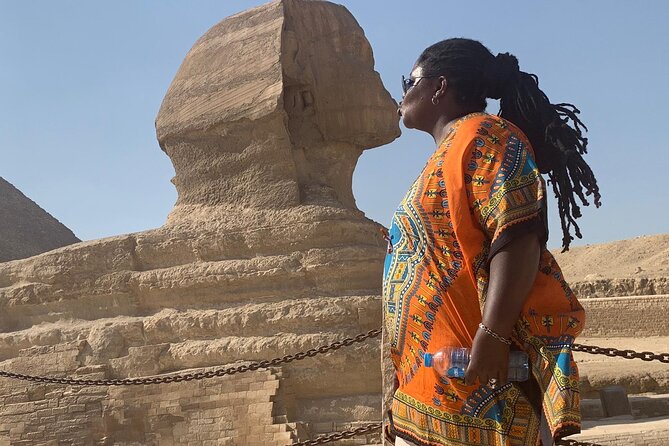 Giza Pyramids, Ride a Camel, Sphinx, Egyptian Museum& Bazaar, Lunch Is Included.
