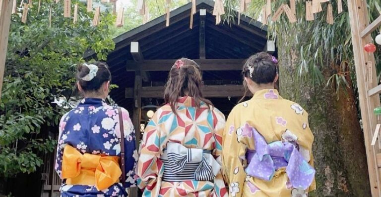 Guided Tour of Walking and Photography in Asakusa in Kimono
