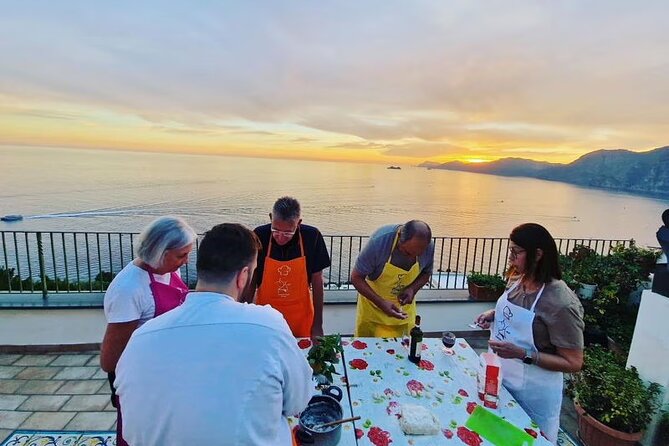 Hands-On Pasta and Tiramisu Class in Positano With Local Family