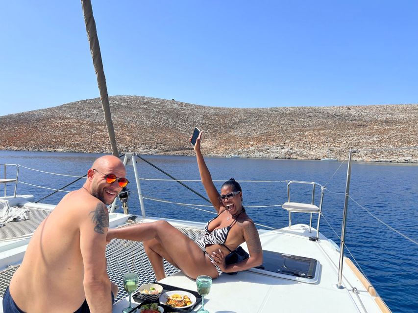 Heraklion: Catamaran Sailing Trip to Dia Island W/Lunch - Overview of the Catamaran Sailing Trip