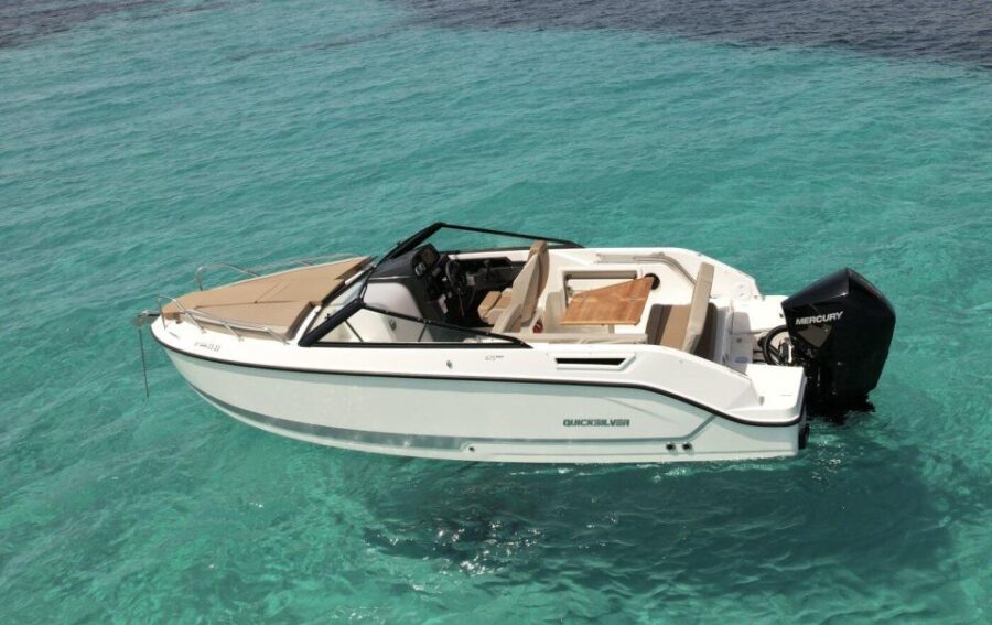 Ibiza: Rent a Boat, Along Bays or Formentera & Highlights