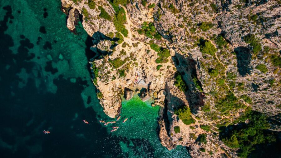 Javea: Cala Tango and San Antonio Nature Reserve Kayak Tour