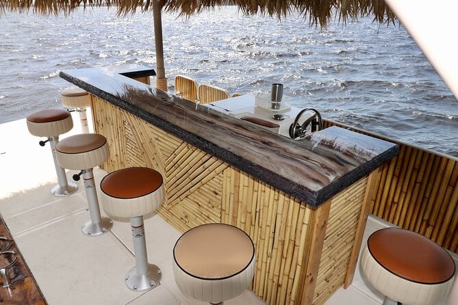 Key West Tiki Bar Boat Cruise To A Popular Sand Bar