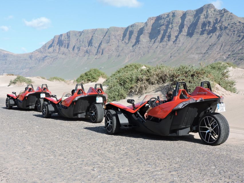 Lanzarote: 3-Hour Guided 3-Wheeled Roadster Tour