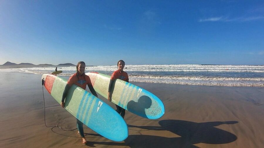Lanzarote: Longboard Surf Lesson on Famara Beach All Levels - Overview