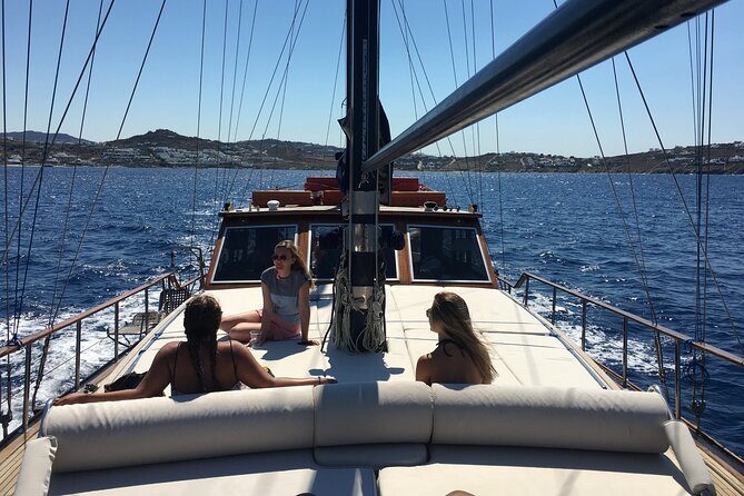 Mykonos:Sail Cruise to Delos&Rhenia Islands With Bbq&Drinks