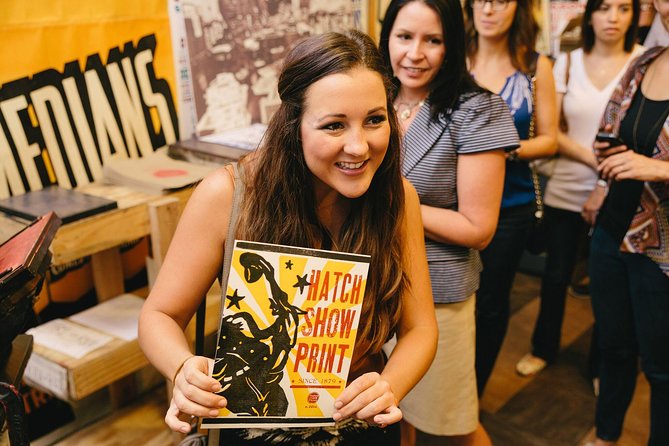Nashville Hatch Show Guided Letterpress Tour With Souvenir Poster - Overview of the Tour Experience