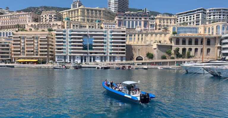 Nice: Monaco & Mala Caves Boat Trip W/ Breakfast on the Sea