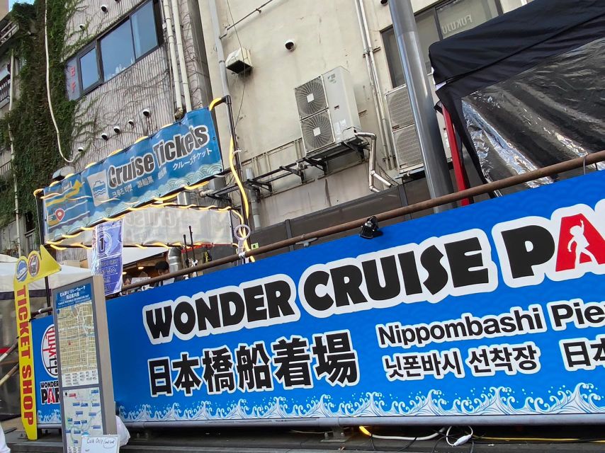 Osaka: Dotonbori District Sightseeing Cruise & Beer Discount - Cruise Details