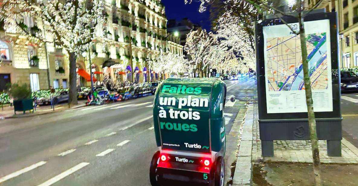 Paris: Christmas Lights Private Tour in a Modern Rickshaw - Tour Details