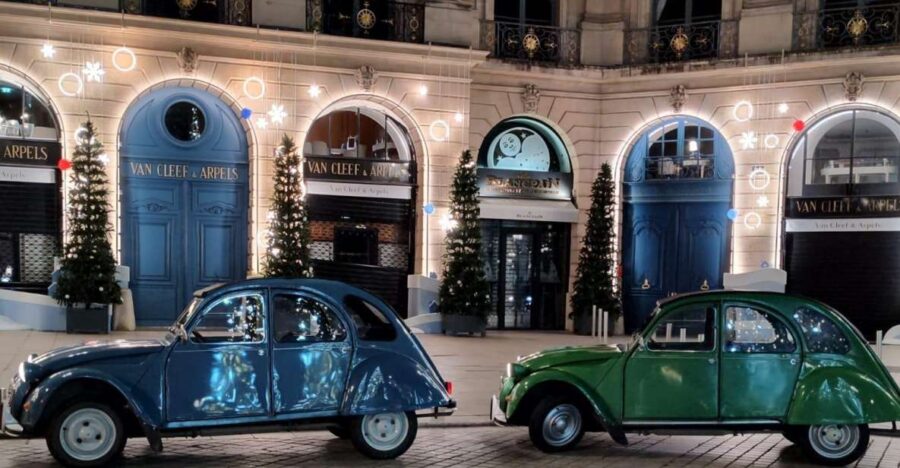 Paris: Private Christmas Lights Tour in Citroën 2CV 2h - Tour Details