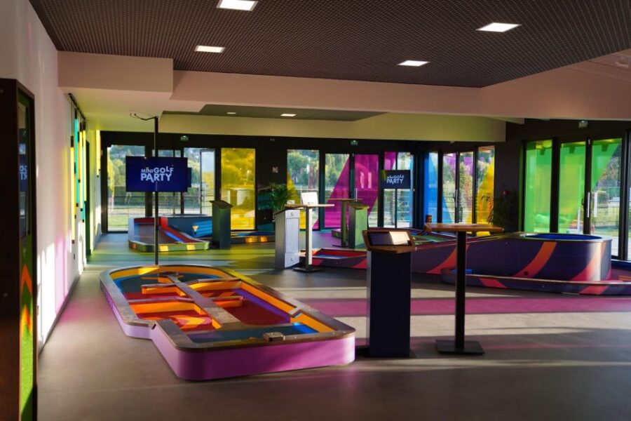 Part of Mini Golf in Deauville Indoors and Connected - Unique and Interactive 9-Hole Course