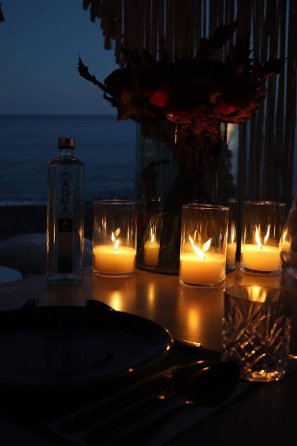 Perivolos Beach: Candlelit Dinner at FortyOne Bar Restaurant