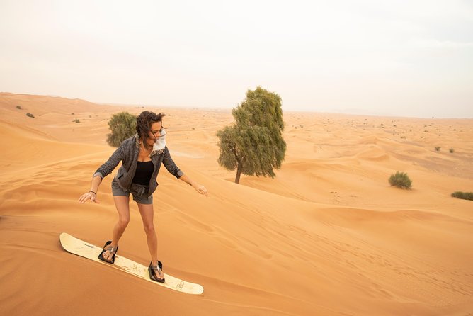Private Red Dunes Desert Safari , BBQ Dinner and Camel Ride - Tour Overview