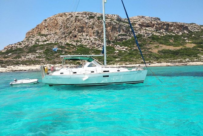 Private Sailing Cruises to Balos Lagoon and Gramvousa With Meal.