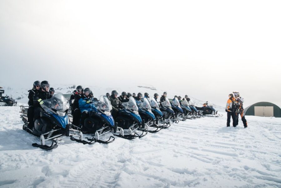Reykjavik: Langjökull Glacier Snowmobile Tour & Hot Spring - Tour Overview and Pricing