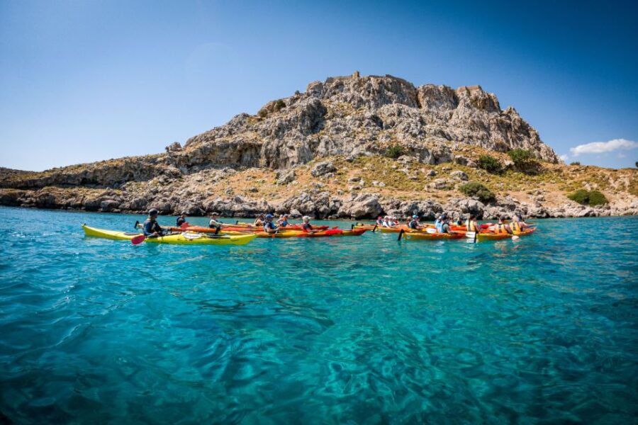 Rhodes: Sea Kayak Adventure to the Red Sand Beach - Kayaking Adventure Overview