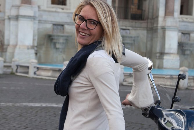 Romes Highlights by Vespa Scooter Private Tour