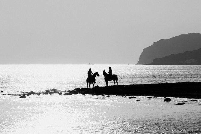 Santorini: Horse Riding to the Black Sandy Beach (Eros Beach) - Overview of the Tour