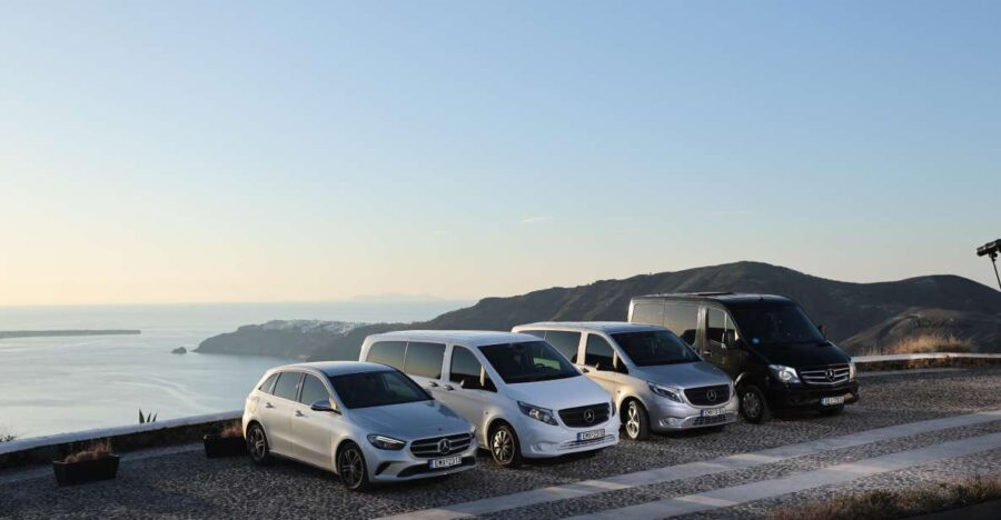 Santorini : Luxury Transportation From/To Airport - Service Overview