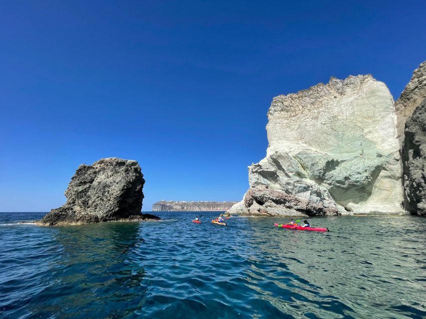 Santorini: South Sea Kayaking Tour With Sea Caves and Picnic - Tour Overview