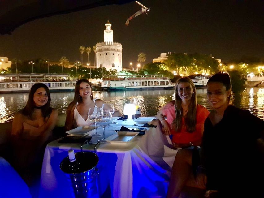Seville: Private River Cruise With Dinner and Drinks - Sevilles Riverside Idyll