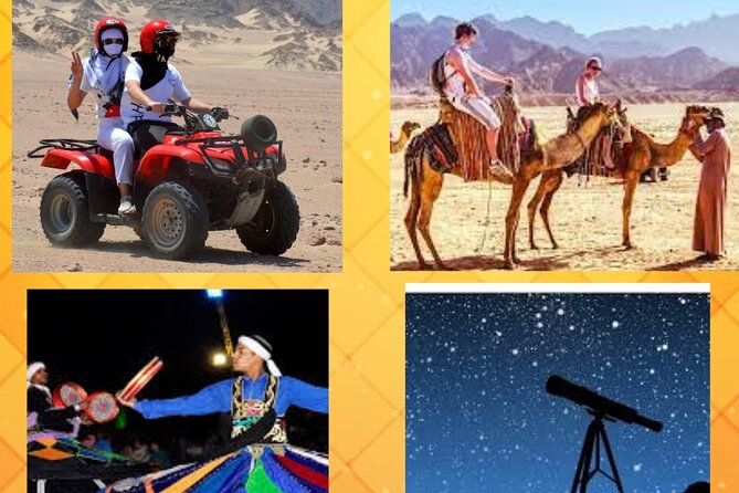 Sharm El Sheikh Super Safari 5*1 ATV Quad, Stargazing,Camel Ride,Dinner, Shows - Activity Highlights