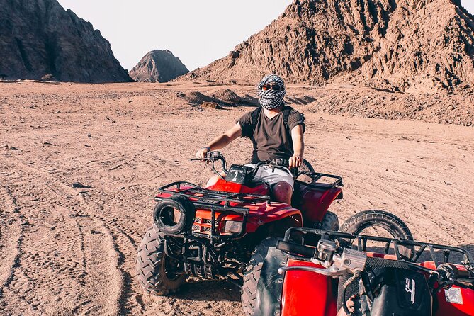 Sharm: Quad Bike or Car Buggy, Camel Ride & Optional VIP Bedouin Dinner & Show