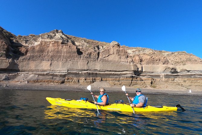 Small-Group Santorini Sea Caves Kayak Trip With Snorkeling & Picnic - Overview of the Adventure
