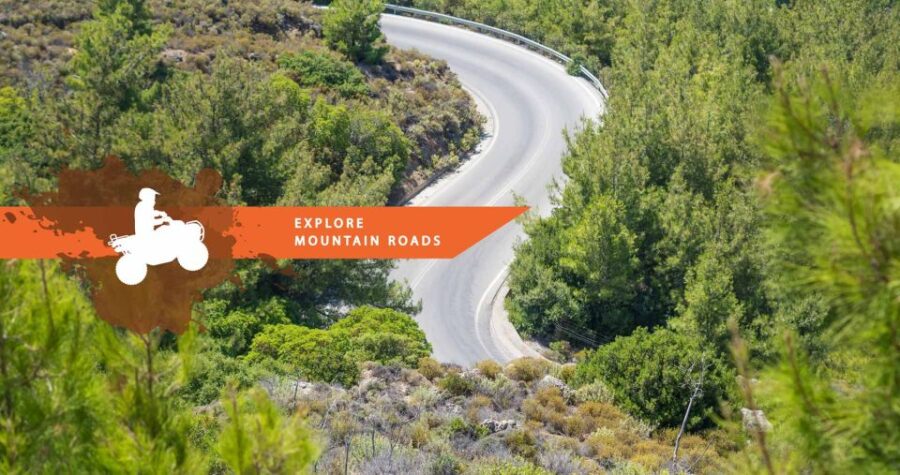 South Rhodes: ATV Quad Guided Tour With Hotel Transfers