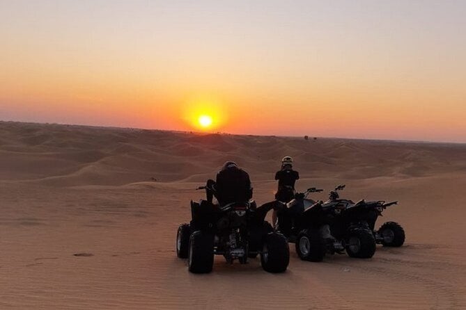 sunset-quad-bike-safari-with-camel-trek-live-shows-and-dinner-overview-of-the-experience