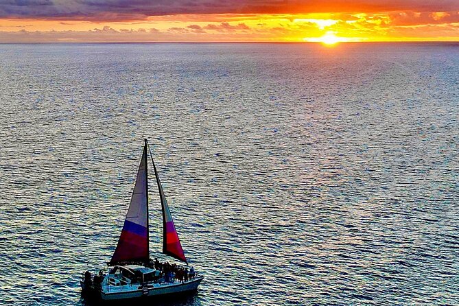 Sunset Sail on a Small Charming Hawaiian Catamaran Maalaea Harbor