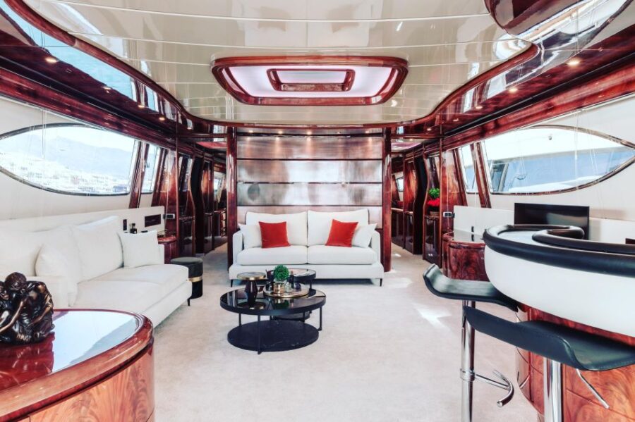 Superyacht 8 Hour Charter:12 Passengers:Drinks and Food Inc. - Champagne Reception and Guided Tour
