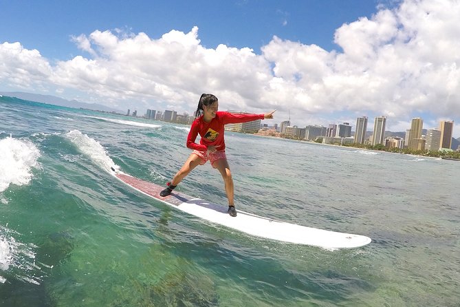Surfing Semi-Private Lesson (Waikiki Courtesy Shuttle)