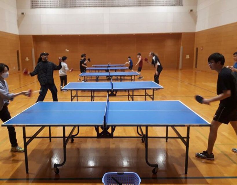 Table Tennis in Osaka With Local Players! - Table Tennis Experience