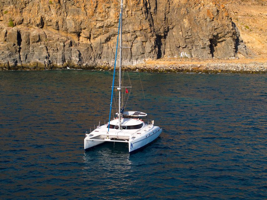 Tenerife: Catamaran Sailing Trip With Snorkeling and Lunch
