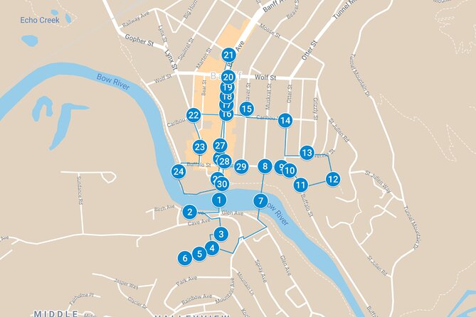 The Sights of Banff: a Smartphone Audio Walking Tour - Overview and Key Features