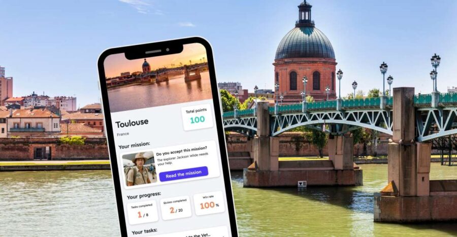 Toulouse: City Exploration Game and Tour on Your Phone - Overview of the Activity