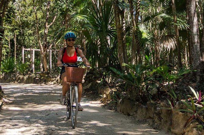 Tulum Bike Tour Tulum Maya Ruins Cenote Swimming Pueblo History Art Tacos Lunch