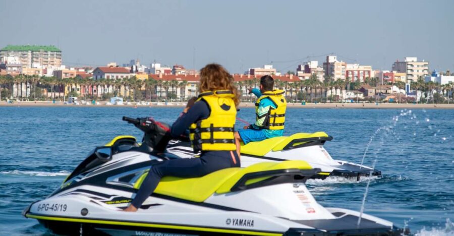 Valencia: Jet Ski Tour With Paddle Surf