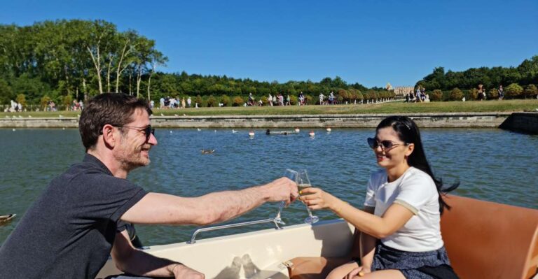Versailles: Gardens Golf Cart Tour, Row Boat, Palace Tickets