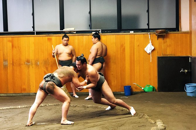 Watch Sumo Morning Practice at Stable in Tokyo - Tour Itinerary and Duration