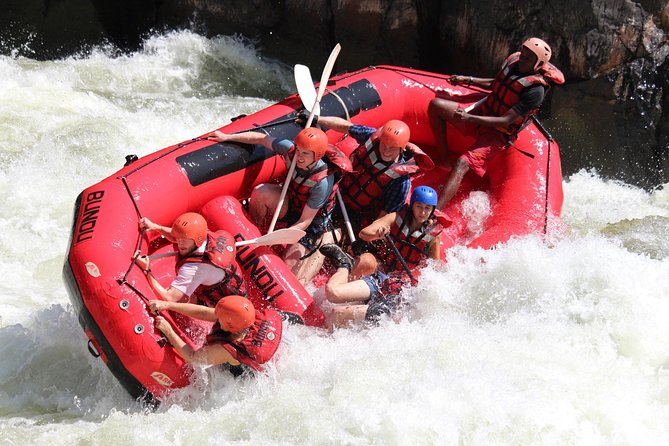 White Water Rafting & Swimming Under the Falls