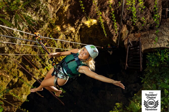 Xcaret 4-Cenotes-Guided Tour- Snacks, Lunch and Drinks Included