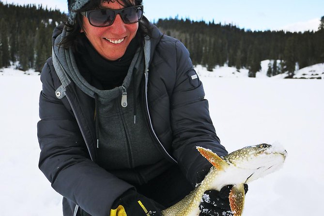 Yukon Ice Fishing & Snowshoeing Tour | Half Day