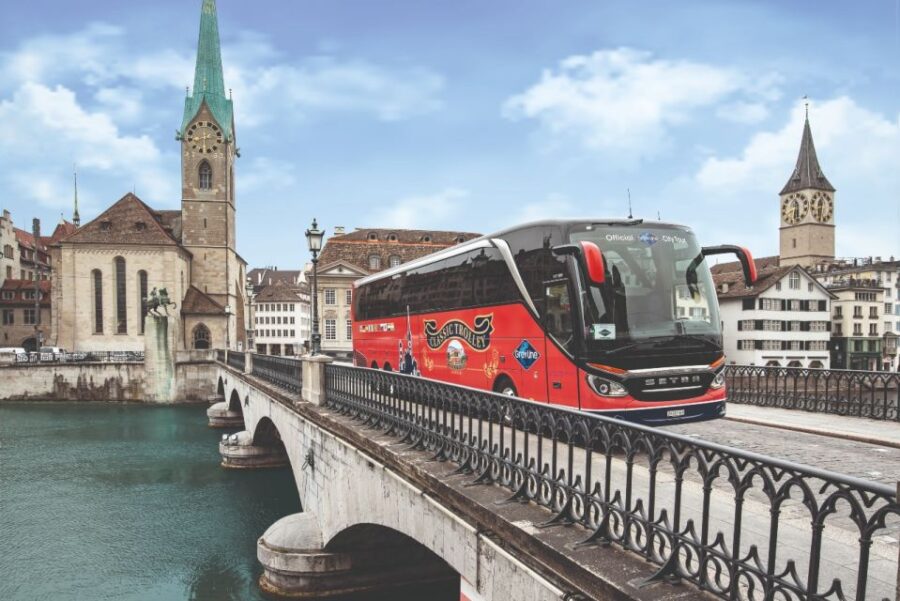 Zurich: City Bus Tour With Audio Guide and Lake Cruise - Tour Overview